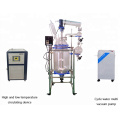 50L Explosion-Proof Chemical Equipment glass reactor with machineal seal